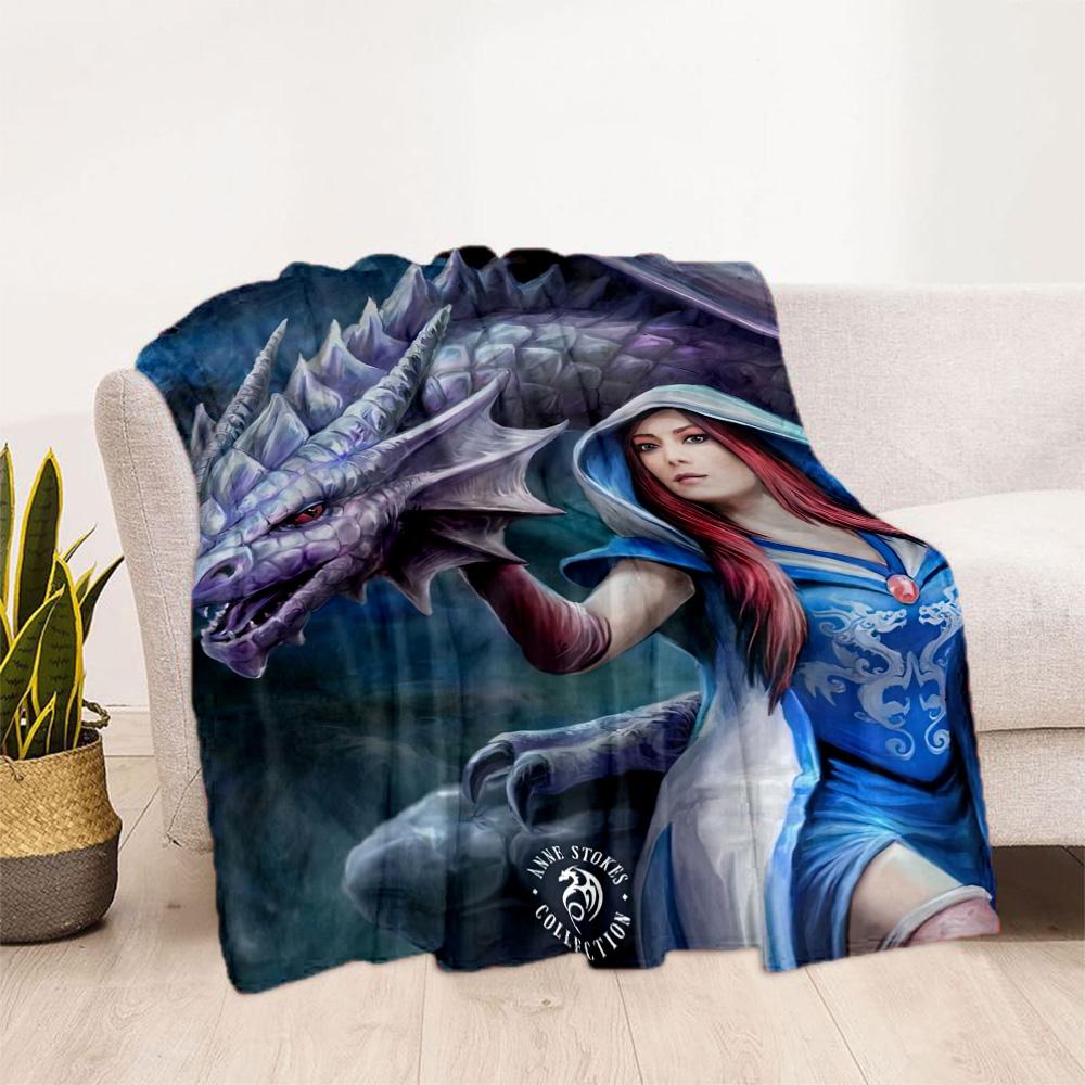 Gothic Style Blanket Ultra-Soft Perfect for Bedding Livingroom Chair for All Seasons Playful Design Birthday Christmas Gift Blanket