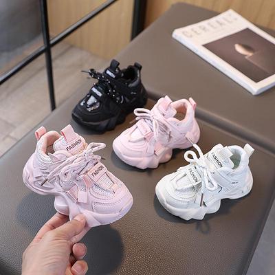 Frühjahr 2026 Neue Leder-Sportschuhe für Mädchen - Modische Lässige Kinder 'Dad Shoes'