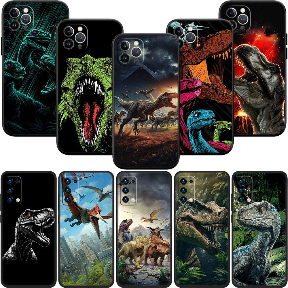 CJ34 Dinosaur Phone Case for Samsung Galaxy M06 M15 M16 M35 M55 M56 A36 A42 A50 A50S A51 A52 A32 A33 A05 A05S A06 A16 A20