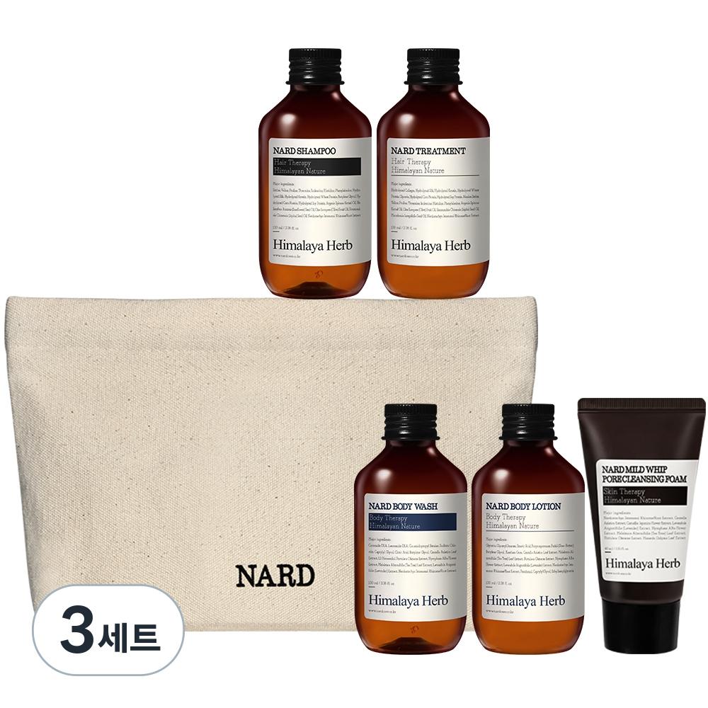 

Nard Travel Hair Body 5 типов + сумка 2 комплекта 2 комплекта