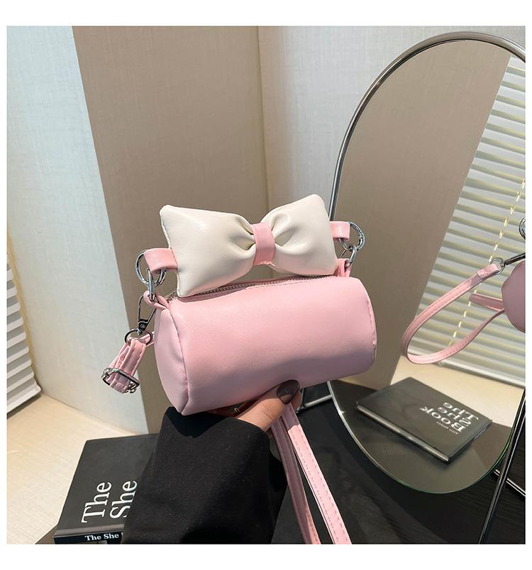 

Модная повседневная сумка-подушка на плечо с бантом, новая текстура, большая вместимость, женская