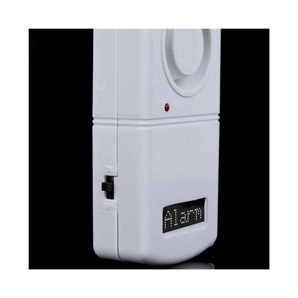 2X High Sensitive Vibration Detector Earthquake Alarms with LED Lighting Door Home Wireless Electric Car Alarm