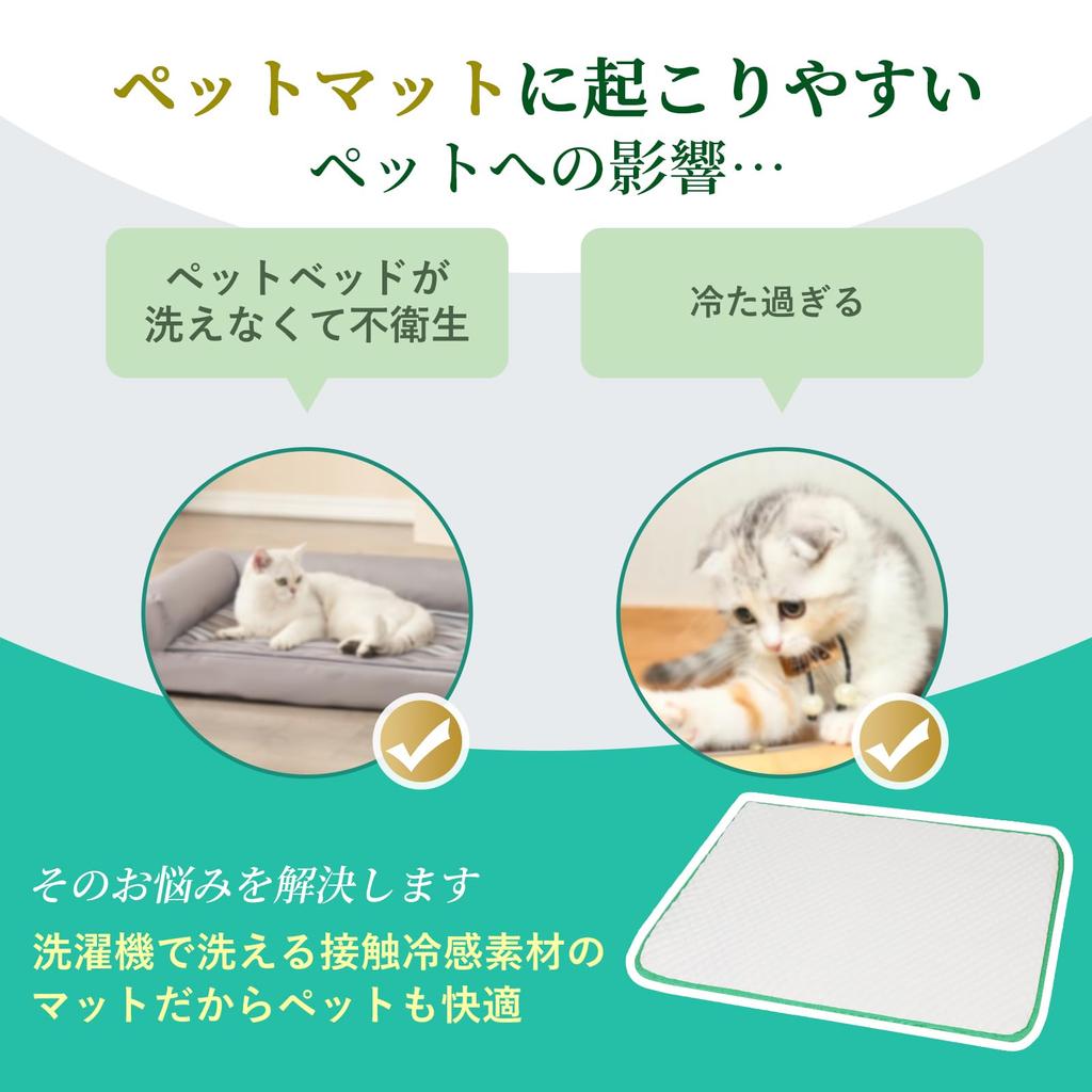 for Washable Pet Mat for Winter and Summer Material for for Dogs and Cooling Heatstroke Reversible Fleece Suitable for Summer and 45cm x 60cm