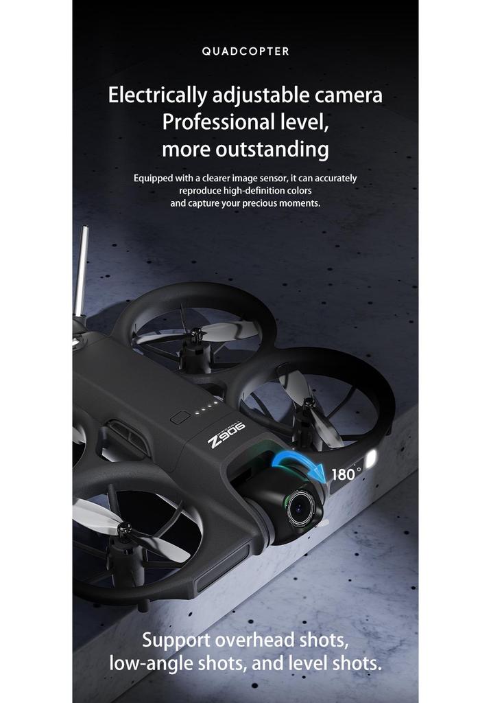 Z906 Drone with 4.3-inch Screen Controller, Strong Magnetic Anti-Collision, Optical Flow, HD Aerial Photography and Remote Control.