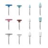 12Pcs Dental Ra Rubber Resin Polishing Wheel Set Pk004 With Spiral Kit For Composite Resin Grinding And Finishing Dental Tools