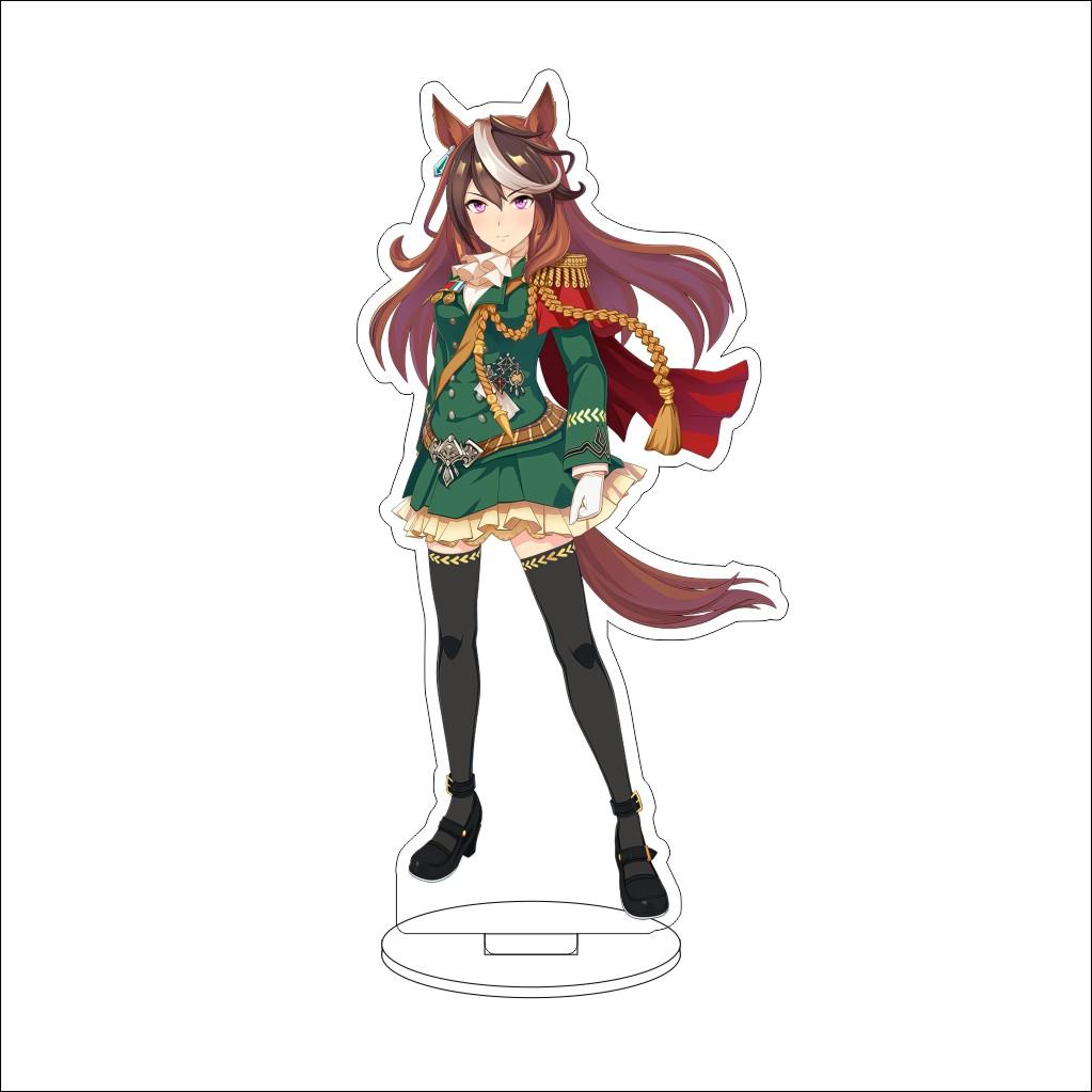 16CM Anime Pretty Derby Cosplay Acrylic Stand Ornaments Taiki Shuttle Grass Wonder Mejiro McQueen Figure Stand Halloween Gifts