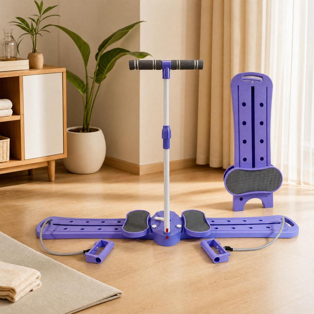 Fitness Equipment Non-Slip Thigh Workout Machine with Handlebar Stable