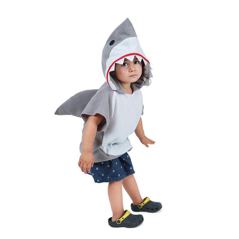 Blue Shark Costume For Babies Halloween Costume For Kids Multicolor Shark Hoodie For Toddler 2022 New Cosplay Purim Carnival