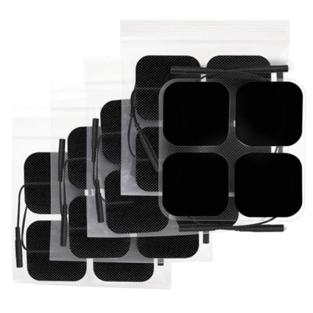 4 Pcs Pack 5x5cm Size TENS Unit Electrode Pads Self Adhesive Electrodes  For Muscle Stimulation