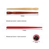 1pcs Stainless Steel Tip Calligraphy Pen Wooden Rod Signature Pen Multi-functional Dip Pen  Students