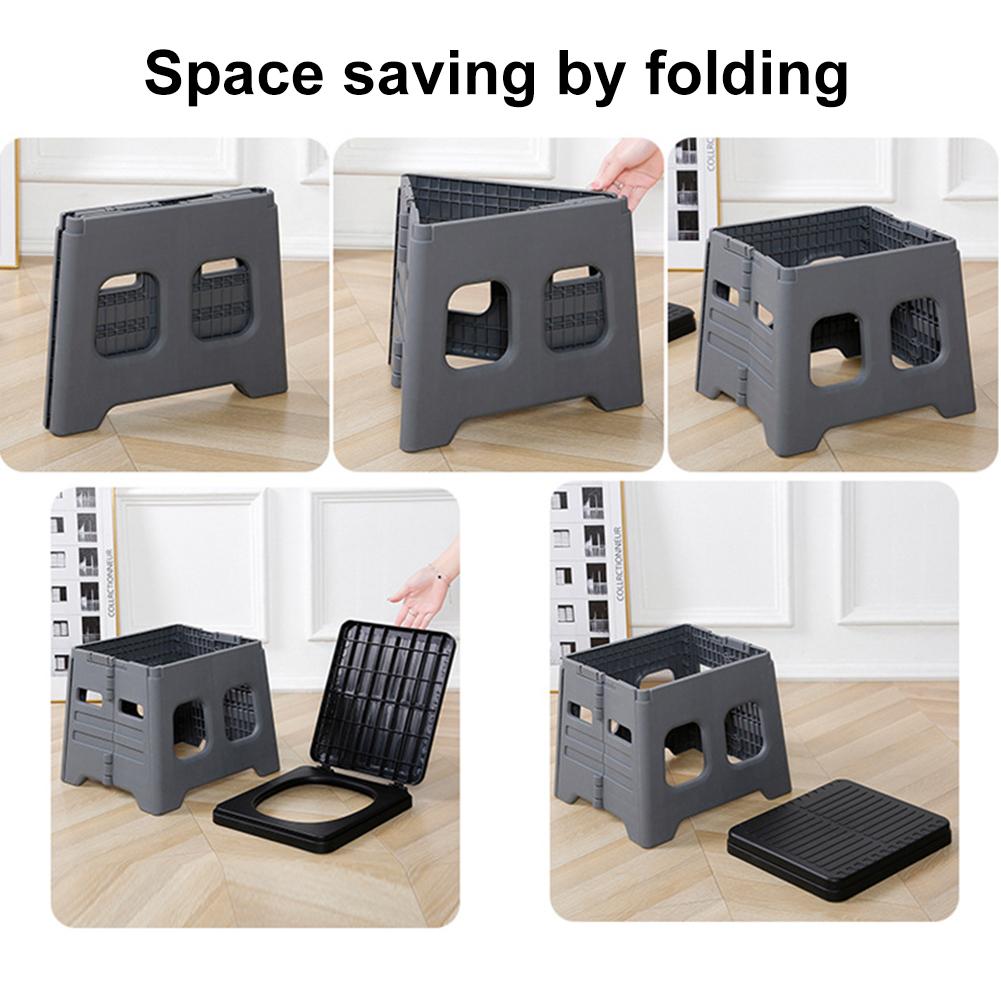 Portable Camping Toilet with Lid Portable Folding Toilet Multifunctional Folding Truck Toilet for Camping Travel