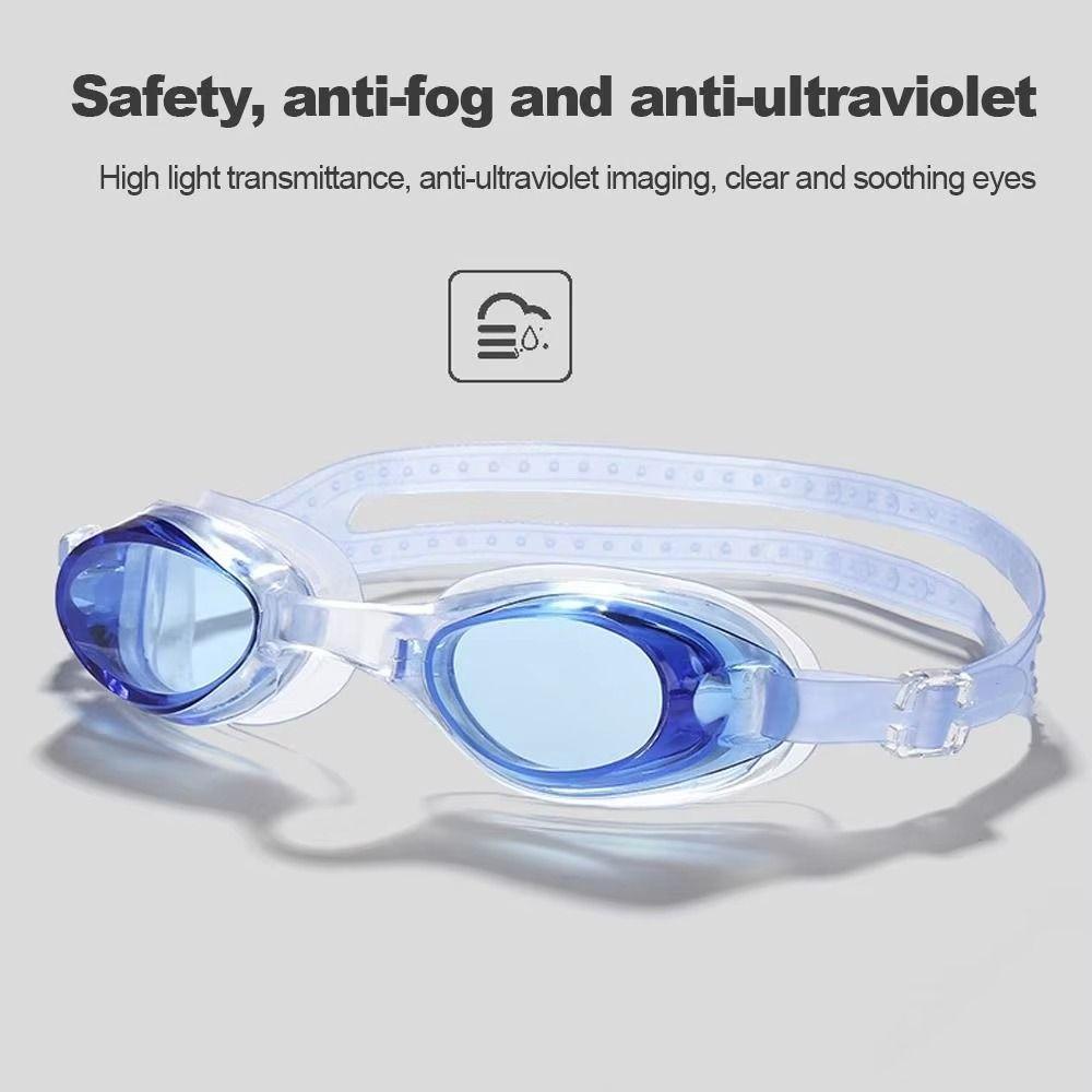 Silicone Clear Swim Goggles Wide View Underwater Swim Glasses Swimming Goggles  Pool Accessories