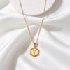 Europe and the United States hot selling 11 letter necklace women's niche high sense fashion versatile titanium steel letter pendant