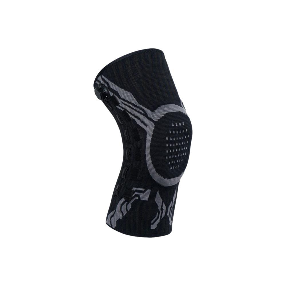 Elastische Sport-Kniebandage Dünne Kniebandage Unterstützung Unisex Knopf Kniepolster Laufen