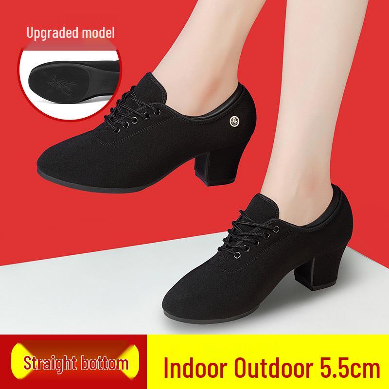 Women's Latin & Ballroom Dance Shoes - Soft Sole, Breathable, Lightweight, Ideal for Teachers, Training & Square Dance.