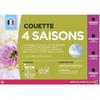 BLANREVE Couette 4 saisons - 220 x 240 cm - Blanc