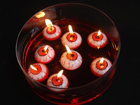 Halloween Floating Eye Candle 1 Pc