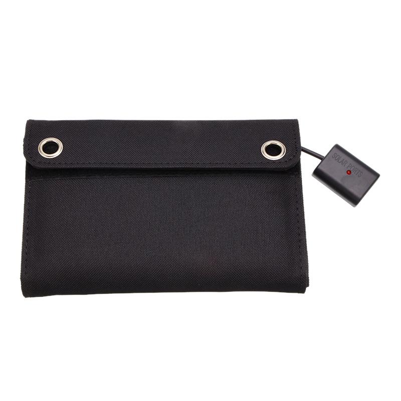 12W Foldable Solar Panel Charger with USB for Outdoor Camping