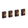 Tuqiu Bathroom Robe Hook Wall Hooks Wood Kitchen Towel Hook Brass Brushed Gold Key Hat Bag Hanger Holder Clothes Hook