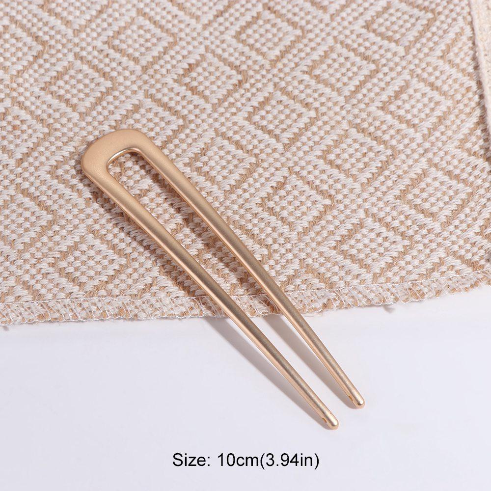 Metal U Shape Barrettes Electroplate Chinese Hair Pin High Quality Hair Clip  Hair Accessory