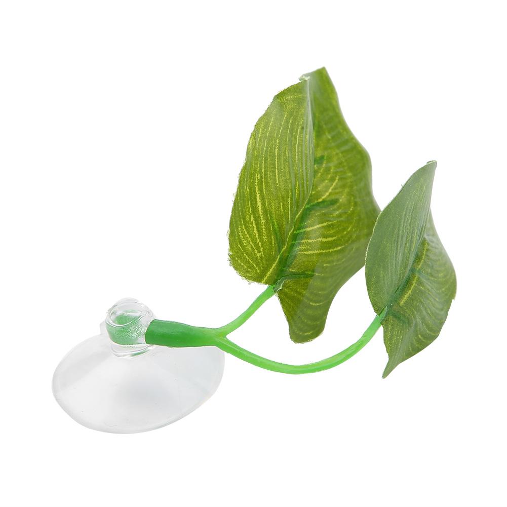 Artificial Plant Leaf Betta Hammock Fish Rest Bed Aquariums Supply Leaves