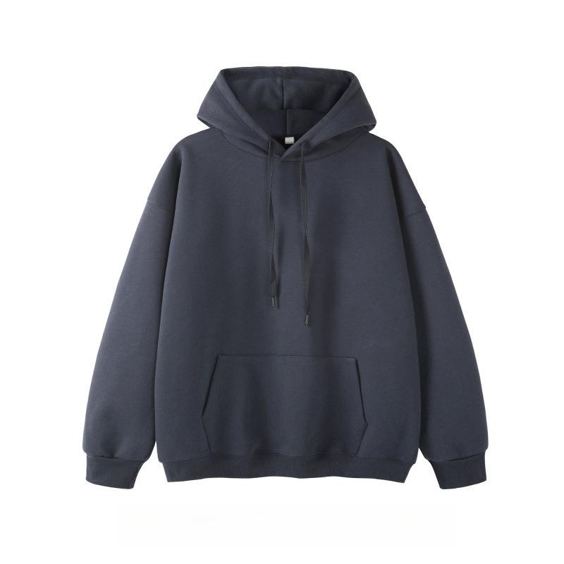 Autumn and Winter Trend Large Size Compound Loose and Versatile Casual Hooded Sweater Men