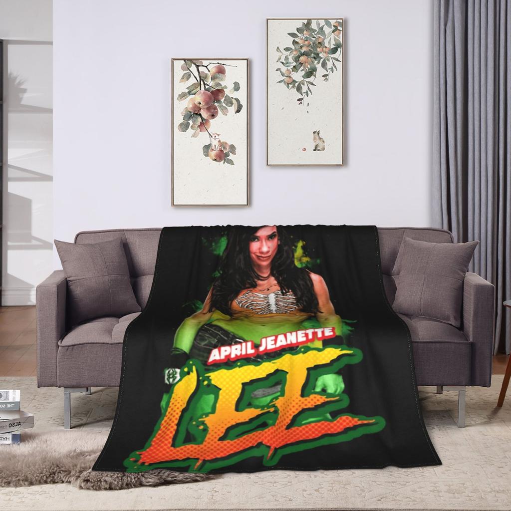 Super Warme Decke Camping AJ Lee Wrestling Divas Überwurfdecke Flanell Tagesdecke Für Draußen Neuheit Sofa Bettbezug
