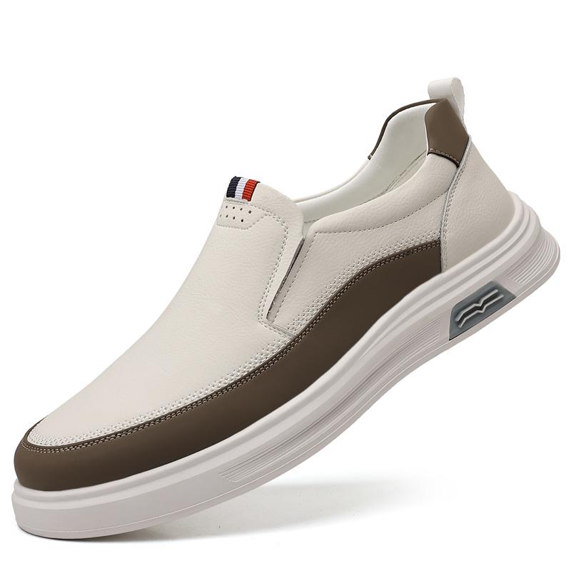 Fashion Fashion Flat Designer Oxford Shoes Men Thick-soled Casual Shoes Classic Muffins Outdoor Walking Shoes Lightweight Driving Shoe