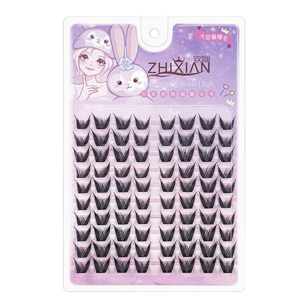 Glue Free Sunflower False Eyelashes Eyelashes Extension 3D False Eyelashes Cat Elf Eyelashes  Men