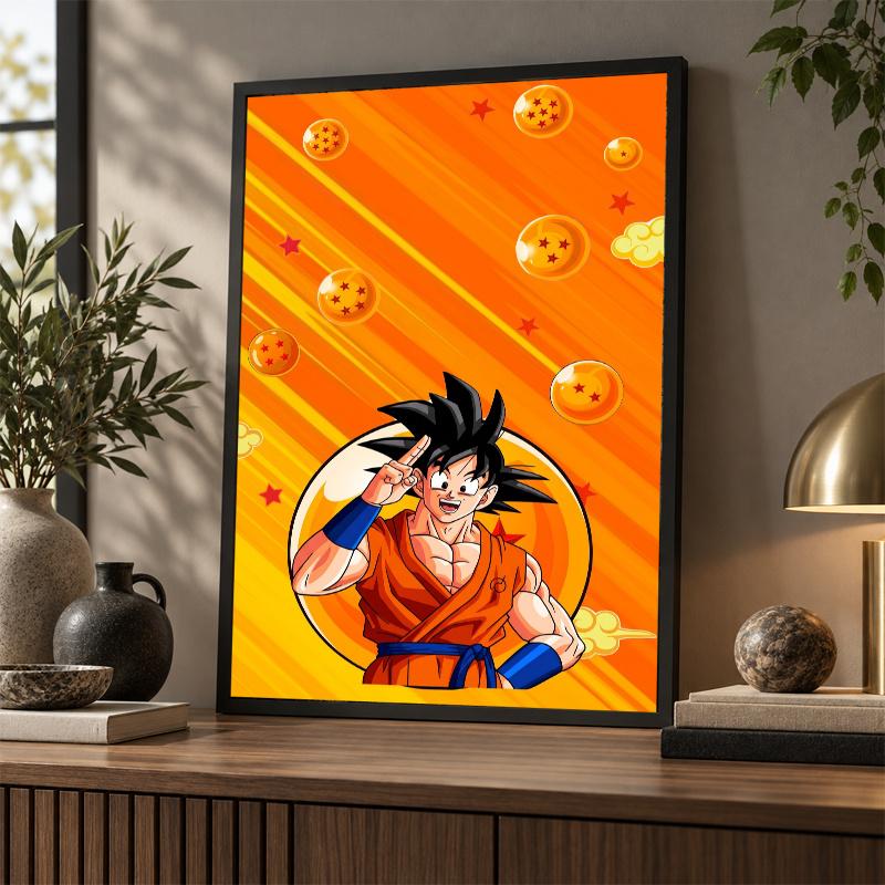 5D Diamond Painting Dragon Ball Goku DIY Full Drill Diamond Art Kit Home Decoration