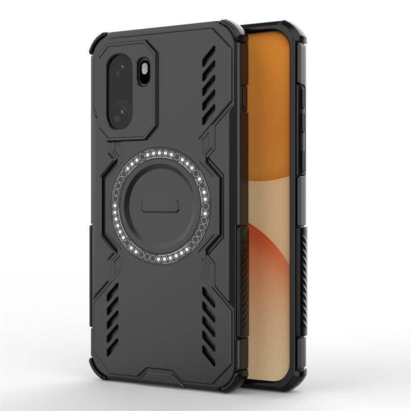 

Чохол для OnePlus 15R Чохол для OnePlus 15R 15 Ударостійкий Броня PC Магнітна Адсорбція Бездротова Зарядка Задня Кришка Для Чохол OnePlus 15R OnePlus 15 чорний