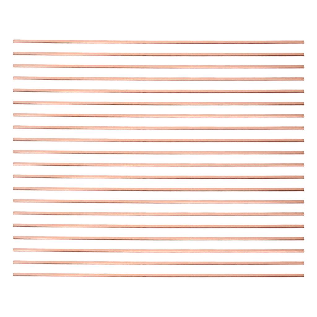 20 Pcs Silver Solder Brazing Rods BCuP 5 15percent Silver Flat Welding Rods 0.05x0.13x10 Inches for HVAC Refrigeration