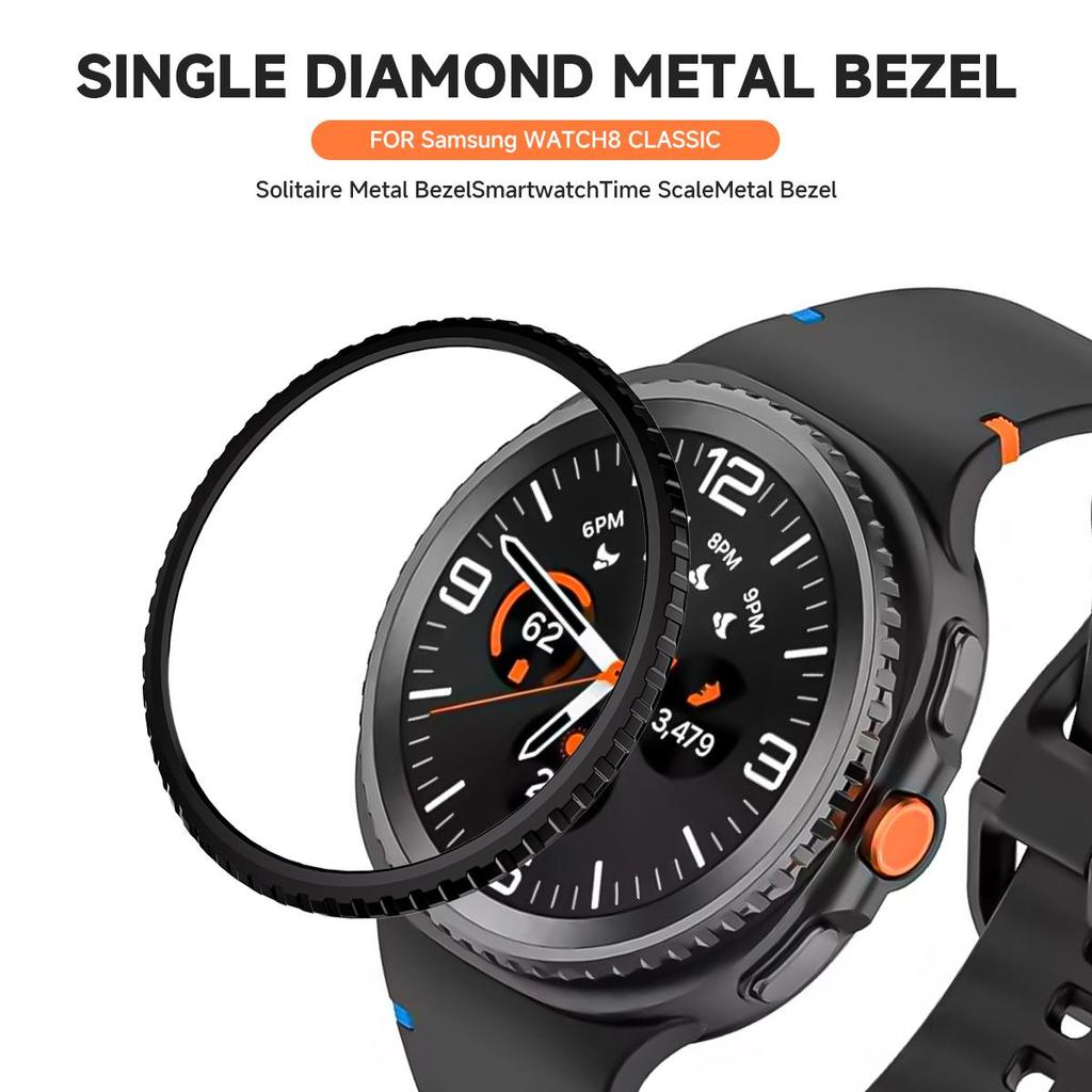 Ramka Ochronna Zderzak Pierścień Bezelowy do Samsung Galaxy Watch 8 Classic 46mm Ochrona dla Galaxy 8 Classic Akcesoria Antykolizyjne