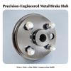 Brake Drum Hub 4-Stud Hardware Coated for Mechanics