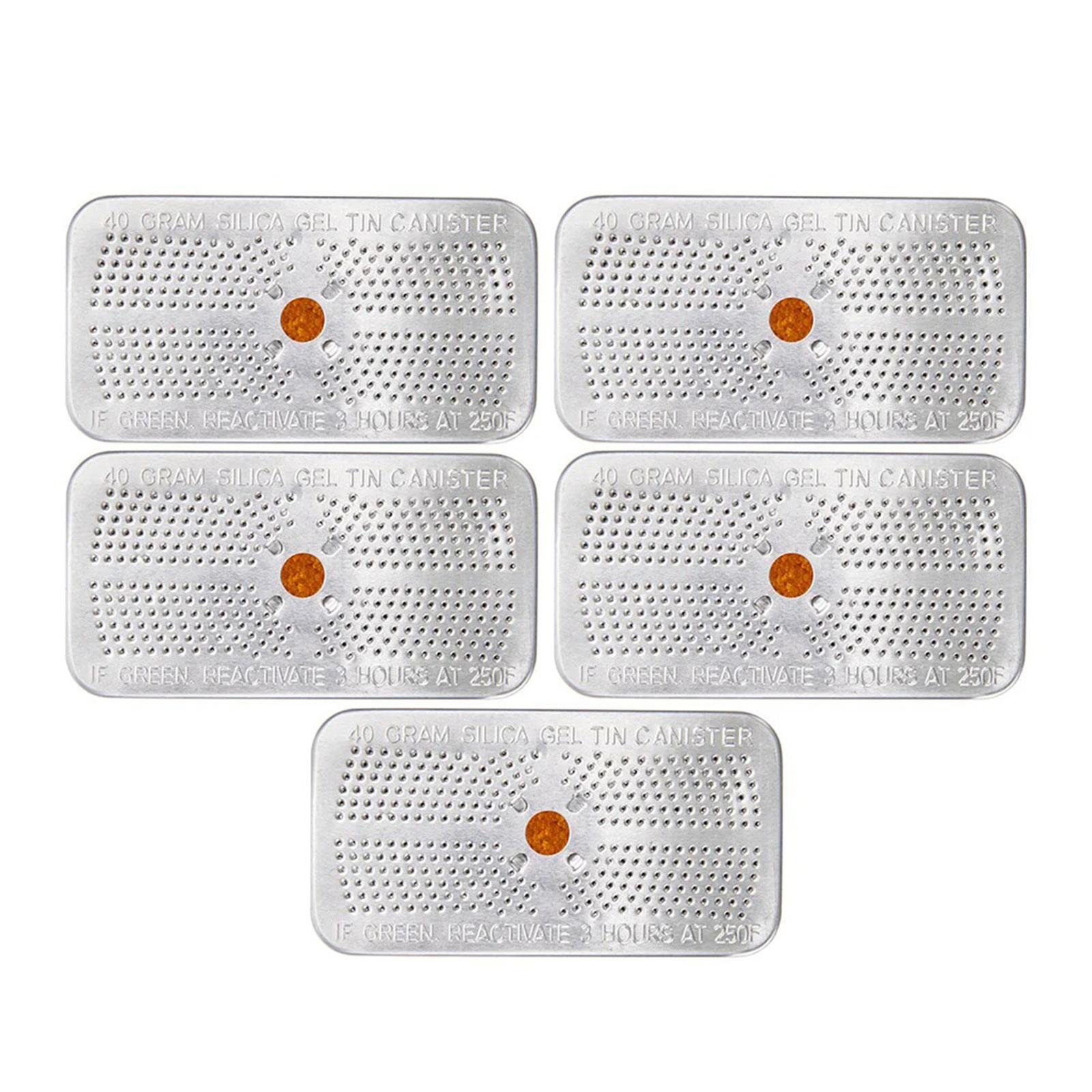 Effective Moisture Absorbers 5Pcs Color Changing Desiccant Packets for Dampness Prevention 1