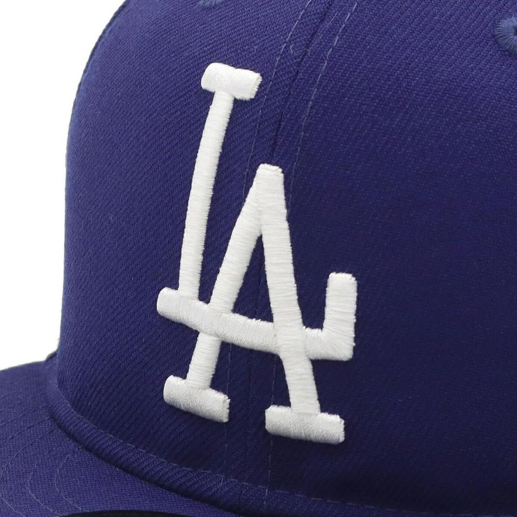 New Era 59FIFTY MLB Side Patch LA Dark Royal Cap, Size 7 3/8, 5950SB, MLB WORLD SERIES, LOSDODCO DROY
