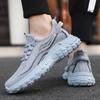Surface en maille respirante Confortable Chaussures pour hommes Légères Tout à la mode Jeunesse Mode Décontracté Chaussure simple Chaussures de sport pour la course