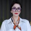 Womens Lightweight Satin Scarf With Magnetic Clasp Versatile Neck Accessory Fashion