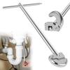Chiave per Tubi Multifunzionale Manico Ergonomico Strumento Idraulico per Bagno Cucina Manutenzione Installazioni Quotidiane in Casa