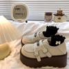 All-inclusive Heightening Retro Platform Spring and Autumn New One-pedal Single Shoes Women