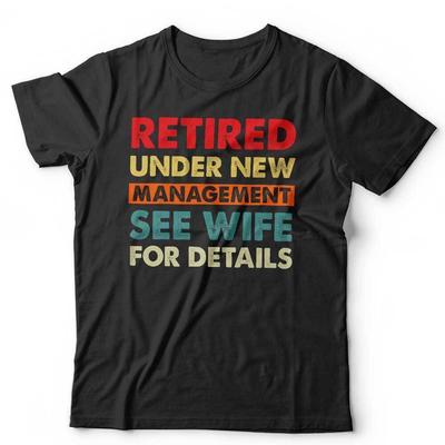 Im Ruhestand T-Shirt Unter Neuer Leitung Unisex Ruhestand Opa Geburtstagsgeschenk