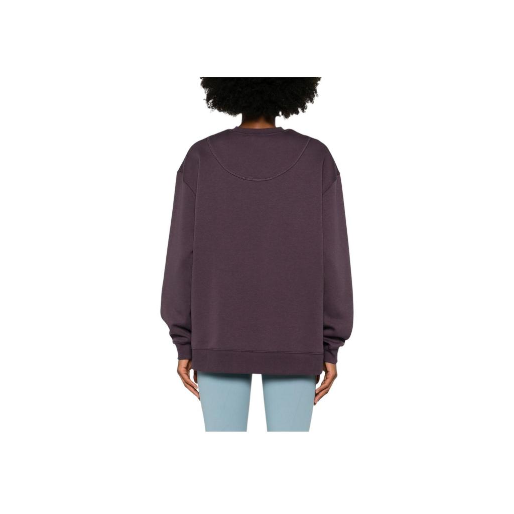 Adidas Stella McCartney Comfortable Solid Color Casual Long Sleeve Sweatshirt Women sweatshirt Gray Purple IW9854