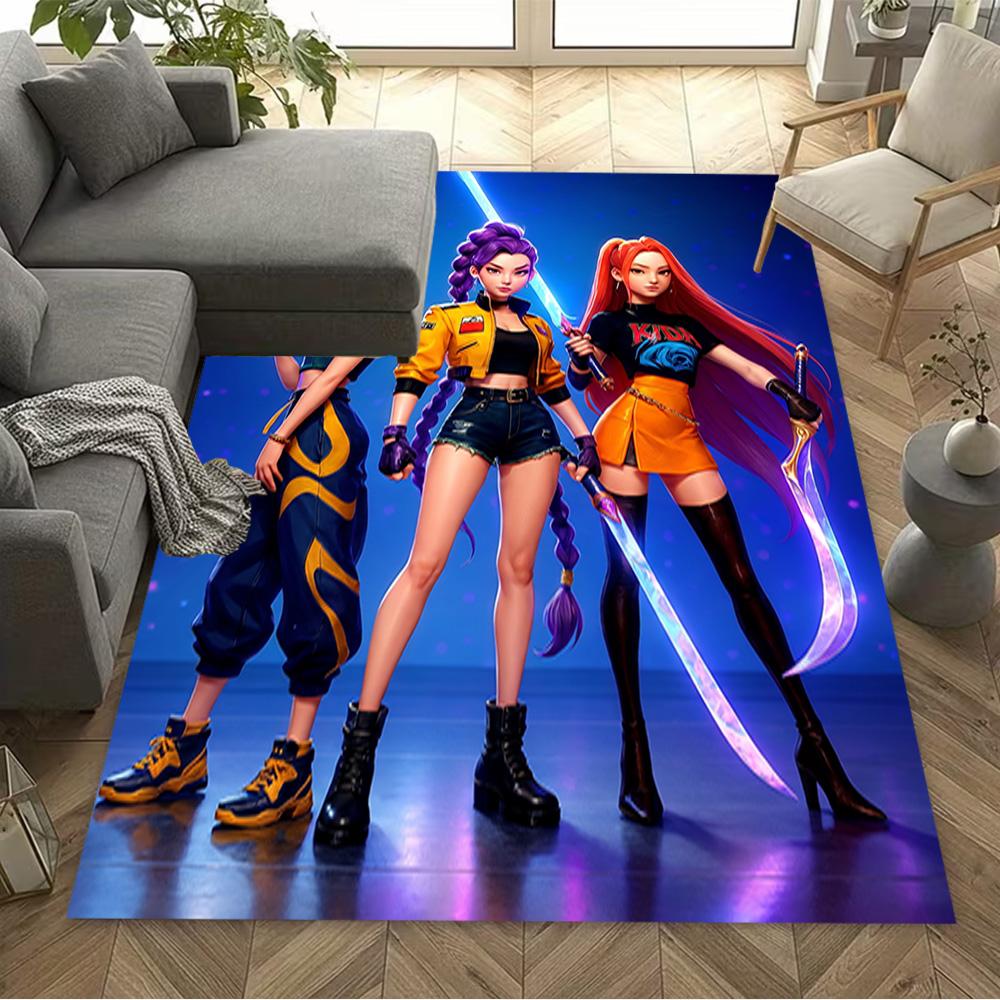 Galactic Fashion Squad Floor Mat Suitable for Decorate room Foyer Balcony Dormitory Anti-slip Rug Decorate Offices Perfect Gift for Friends & Family