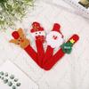 5Pcs Christmas Clap Bracelets Cartoon Santa Claus Snowman Reindeer Papa Circle Wristbands Holiday Party Children'S Gifts