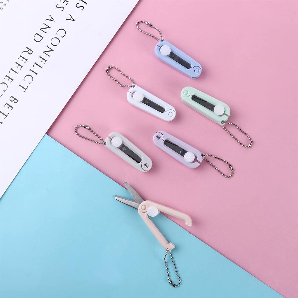 

Канцелярские товары Художественный инструмент Складной дизайн Нержавеющая сталь Ножницы Складные ножницы Ножницы Регулируемые белый