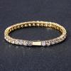 3mm 4mm 5mm 6mm Iced Out 5A CZ Tennis Bracelet Spring Clasp Hip Hop Bling Jewelry for Women Men Factory in Stock
