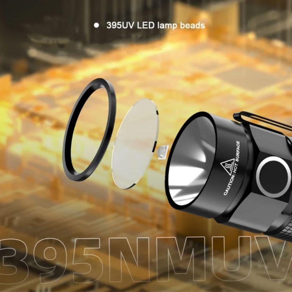 USB Rechargeable Portable Flashlight Aluminum Zinc Zinc Alloy Multi-functional Flashlight for 4.2V 5W EDC