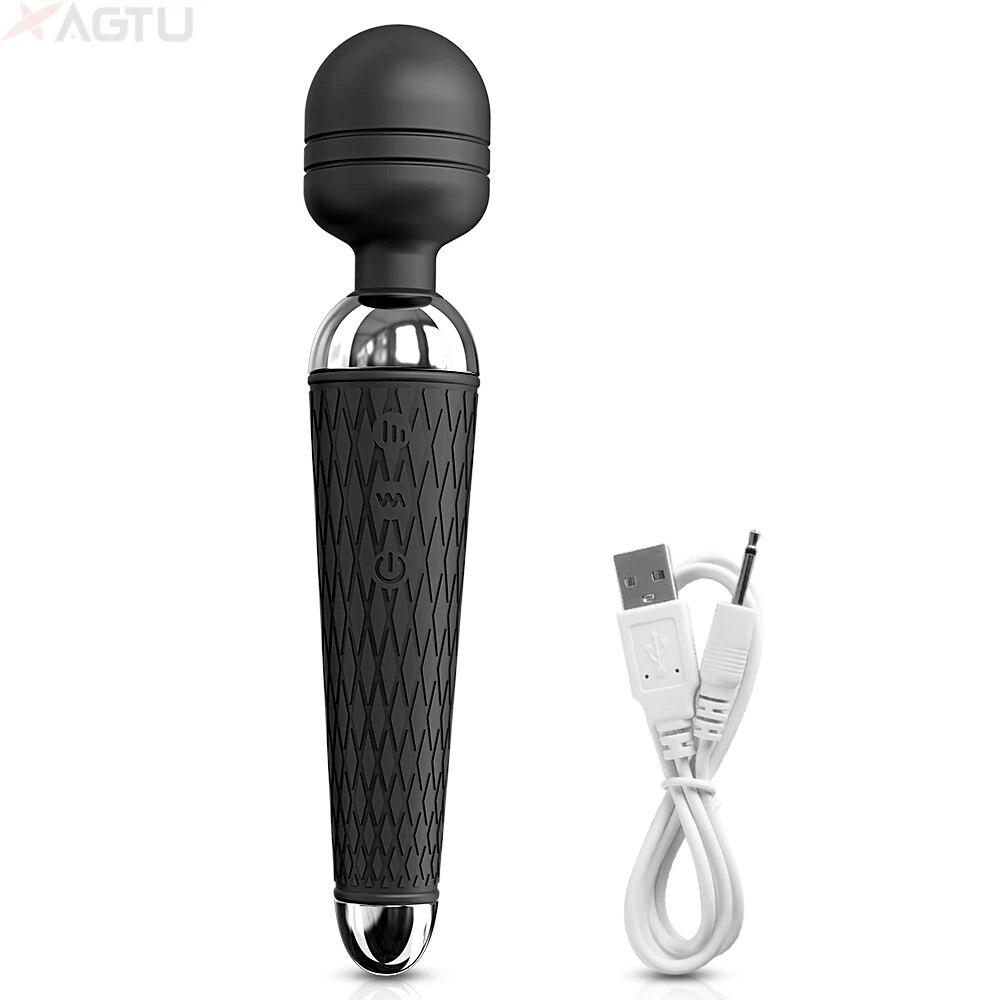 20 Speeds Powerful AV Vibrator Magic-Wand Clitoris Stimulator Sex Toys for Women G Spot Massager Adult Female Erotic Product
