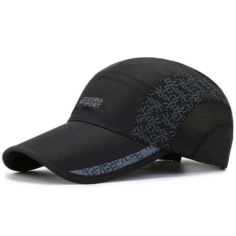 Men's hat spring and summer thin mesh breathable cap cool hat men's casual baseball cap sunscreen visor