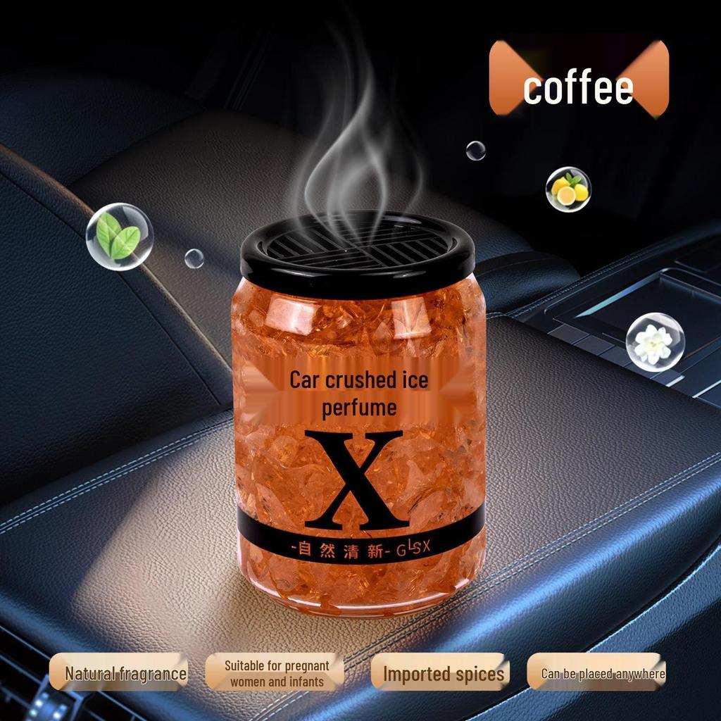Car Interior Solid Aroma Diffuser: Crushed Ice Scent Air Freshener Deodorizer.